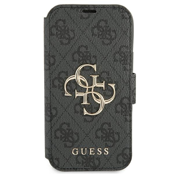 GUESS Apple iPhone 13 13 Pro Book 4G nagy fém logós Case Telefontok