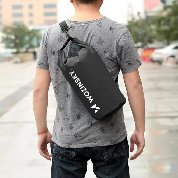 Worek Wozinsky WWK-20 woododporny na kajak sup 20l - czarny