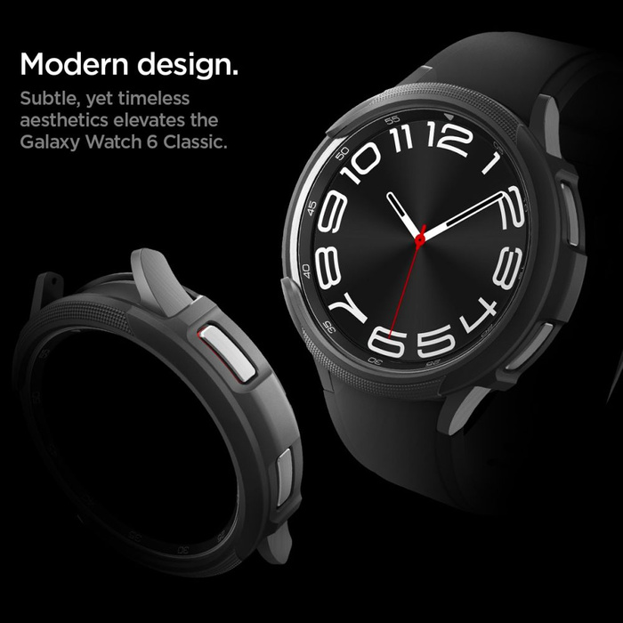 Coque Spigen Liquid Air Samsung Galaxy Watch 6 Classic (47 MM) MATTE Noir Case