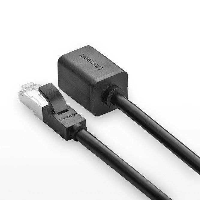 Ugreen Verlängerungskabel Ethernet RJ45 Cat 6 FTP 1000Mbps 5m Schwarz (NW112 11283)