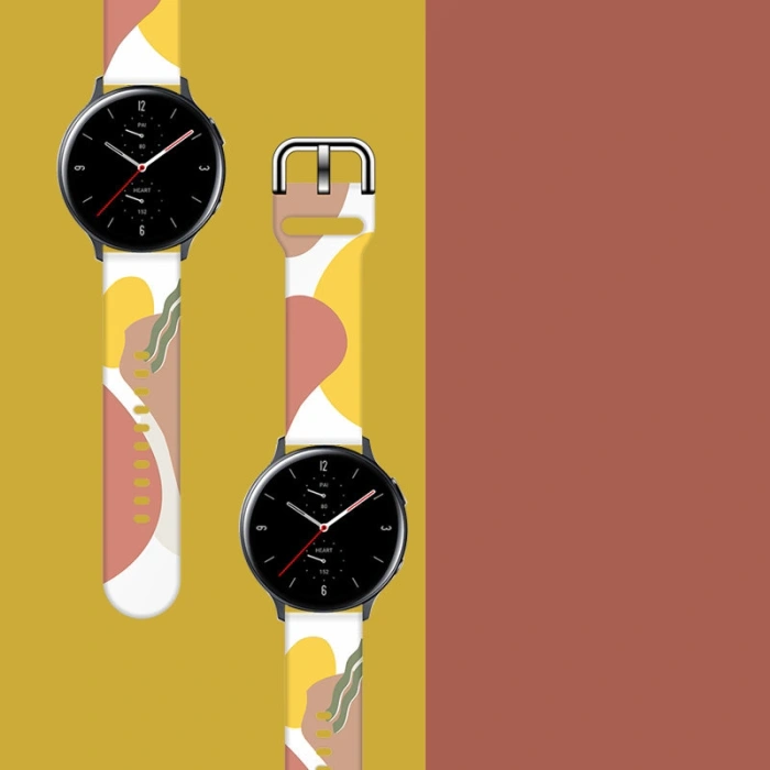 Pasek Strap Moro do Samsung Galaxy Watch 45 / 46 / 47 mm silikonowa bransoletka opaska do zegarka - wzór 7