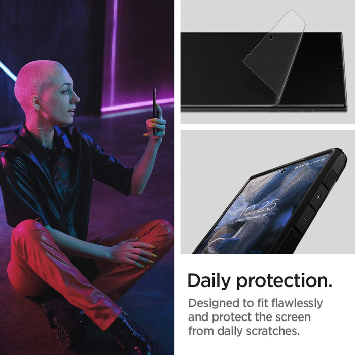 Película de pantalla HIDROGEL Spigen NEO FLEX PACK DE 2 GALAXY S23 ULTRA CLEAR