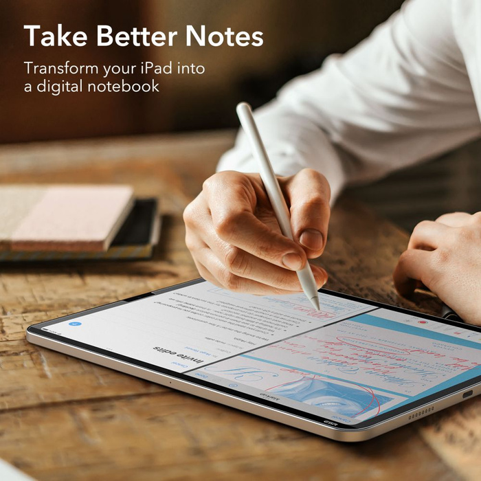 Kijelzővédő Fólia Esr Paper Feel Magnetic iPad Air 4 / 5 / Pro 11 MATTE Clear