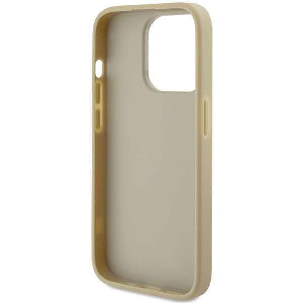 Etui Guess GUHCP15LHG4SGD iPhone 15 Pro 6.1" złoty/gold hardcase Glitter Script Big 4G Case