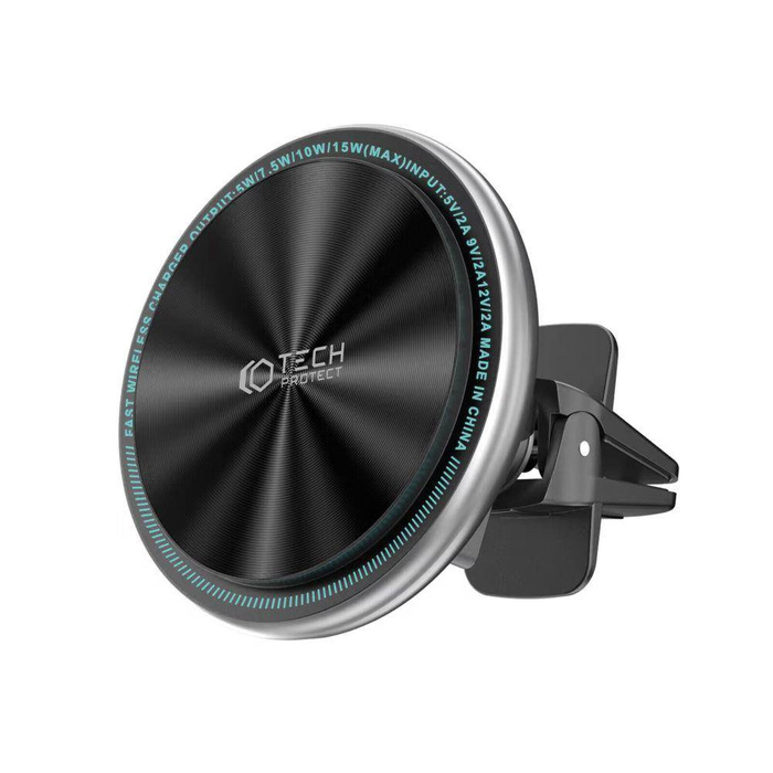 TECH-PROTECT A2 MagNETIC MagSafe VENT CAR WIRELESS CHARGER 15W BLACK