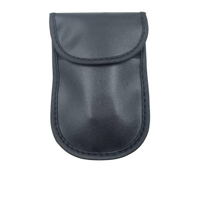 Coque boîte de Faraday anti-vol pour clés de voiture bloquant les fréquences radio 14 cm avec 10 cm noir