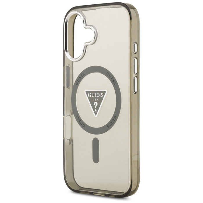 Etui Guess IML Gradient Triangle Logo    MagSafe do iPhone 17 khaki
