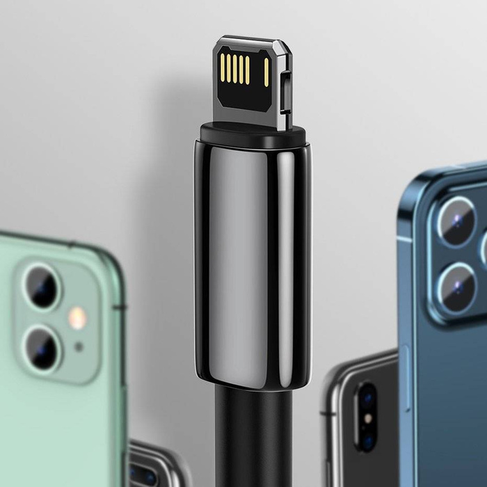 [APRÈS RETOUR] Baseus Tungsten USB - Lightning cable 2,4 A 1 m noir (CALWJ-01)