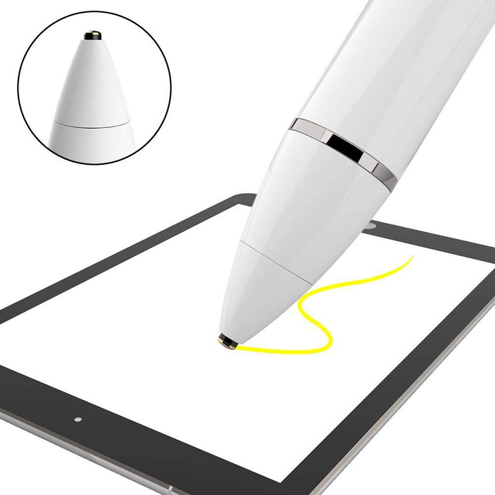Cartinoe capacitance stylus pen for iPad white