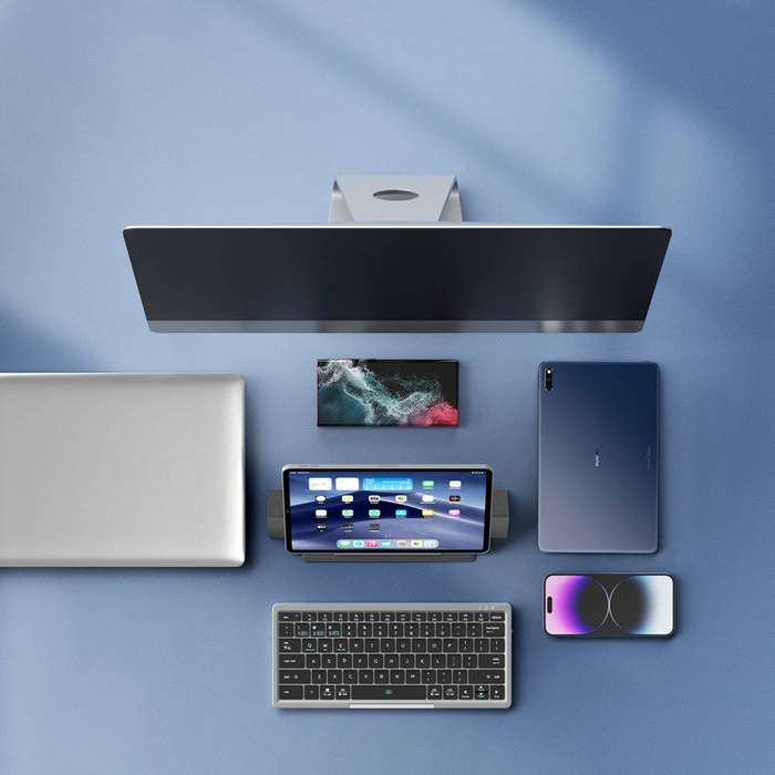 Clavier Bluetooth sans fil Dux Ducis OK Series avec pavé tactile - noir