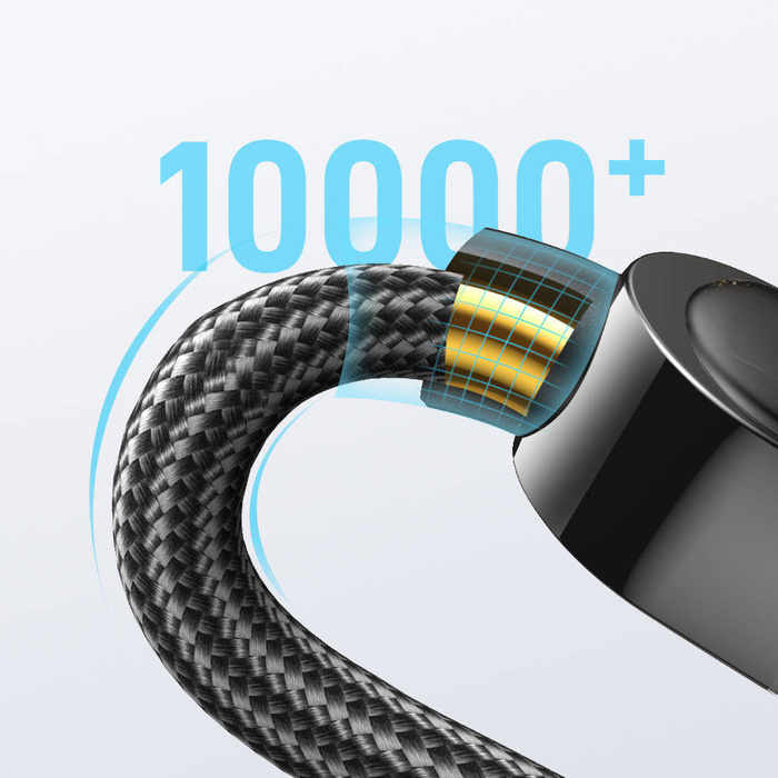 Joyroom USB C - USB C 100W Kabel für schnelles Aufladen und Datenübertragung 1,2 m schwarz (S-CC100A4)