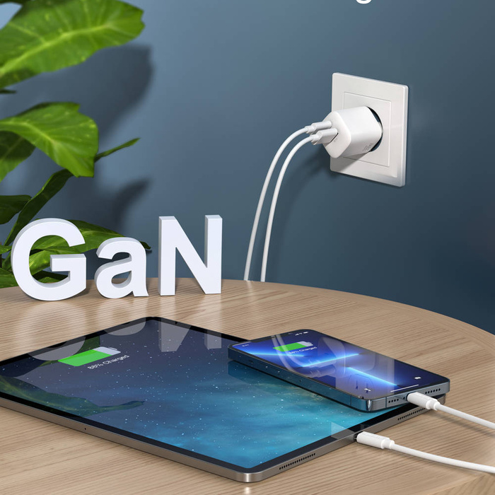 Choetech Schnelles USB-Ladegerät USB Typ C PD QC 33W weiß (PD5006)