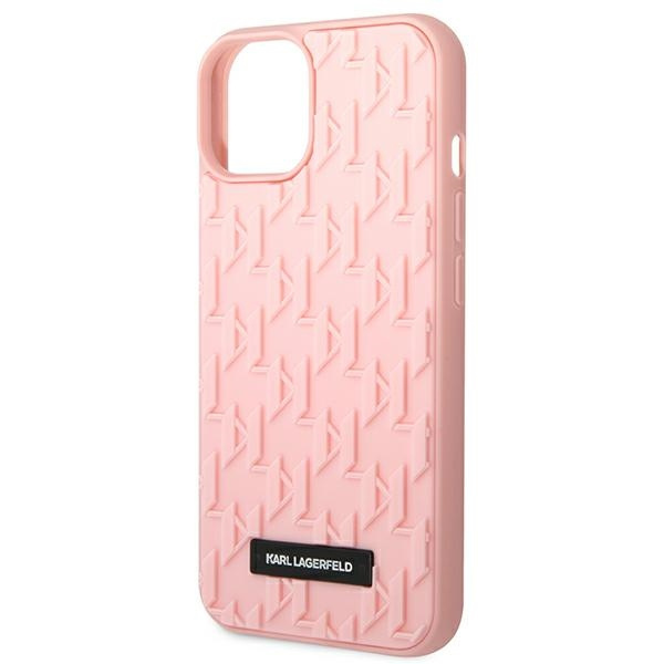 Hülle Karl Lagerfeld iPhone 14 Plus 6.7" hartcase rosa/rosa 3D Monogram