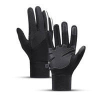 Gants de téléphone de sport isolés et antidérapants (taille XL) - noirs