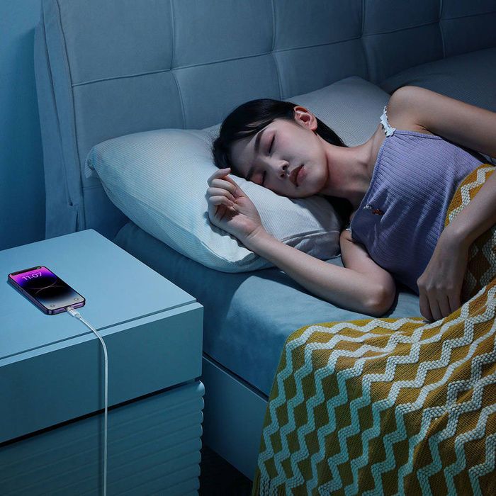 Baseus Explorer Series cable USB - Lightning 2.4A 2 m blanco (CATS010102)