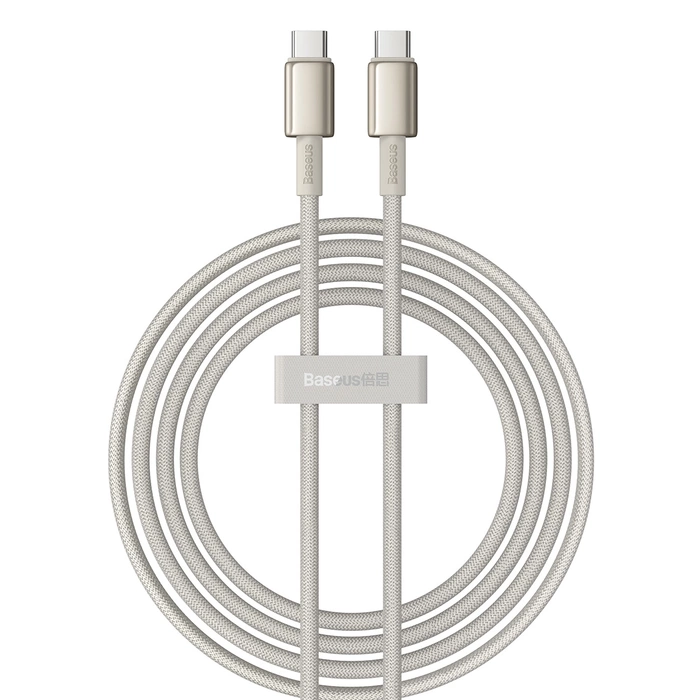 Baseus Tungsten Gold USB-C / USB-C 100W 2m Kabel - Gold