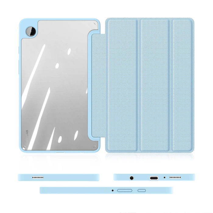 Custodia Dux Ducis Toby con supporto a ribalta per Samsung Galaxy Tab A9 8.7'' - blu