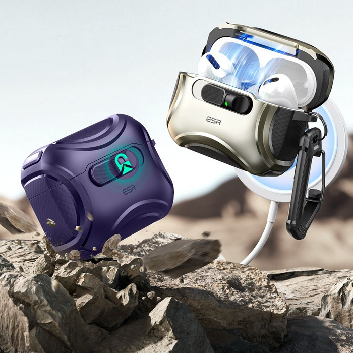 ESR CYBER FLICKLOCK HALOLOCK MagSafe Apple AIRPODS PRO 3 PURPLE