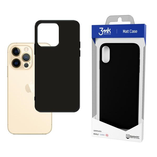 Hülle 3mk Apple iPhone 13 Pro Max Mattschwarz Case