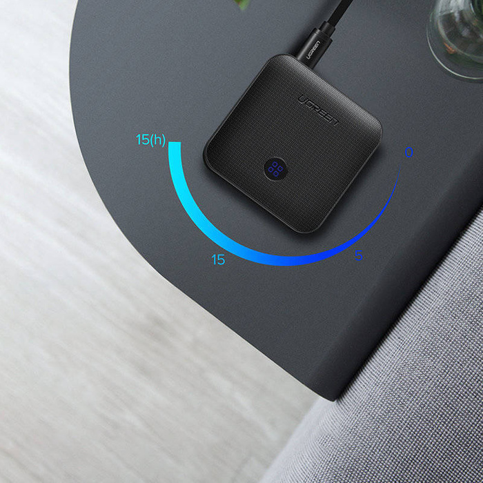 Ugreen 2v1 Bluetooth 5.0 vysílač / přijímač pro hudbu černý (CM144)