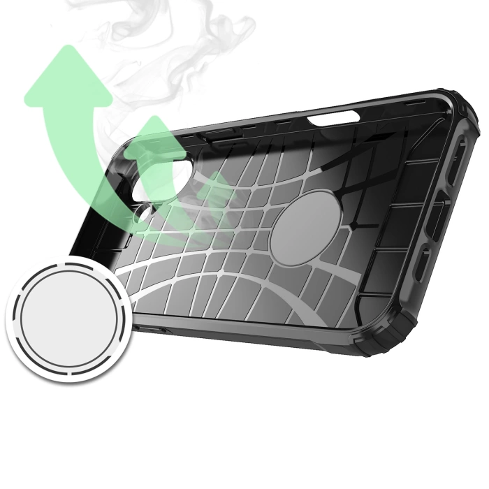 Hybrid Armor Case for iPhone 16e - Blue