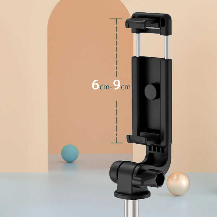 Selfie stick WRY1S telescopic tripod 0.7m for phone - black