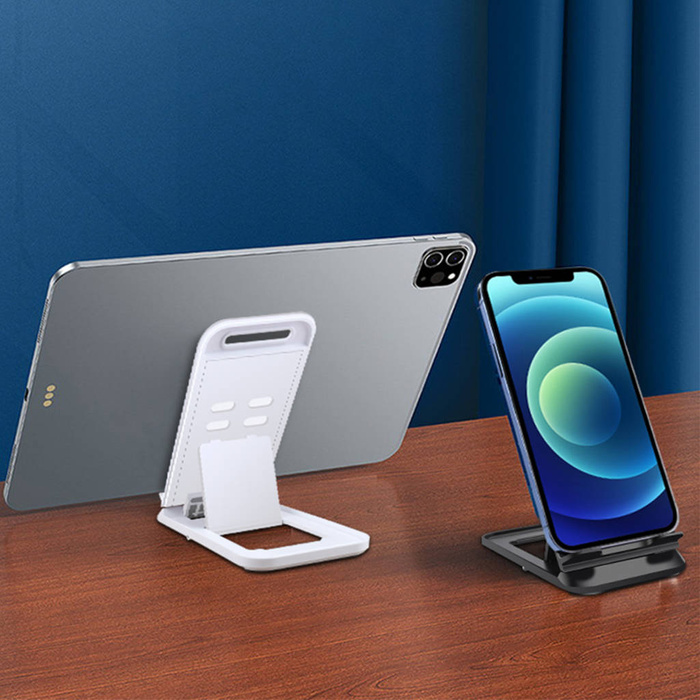 Support debout pliable universel - blanc