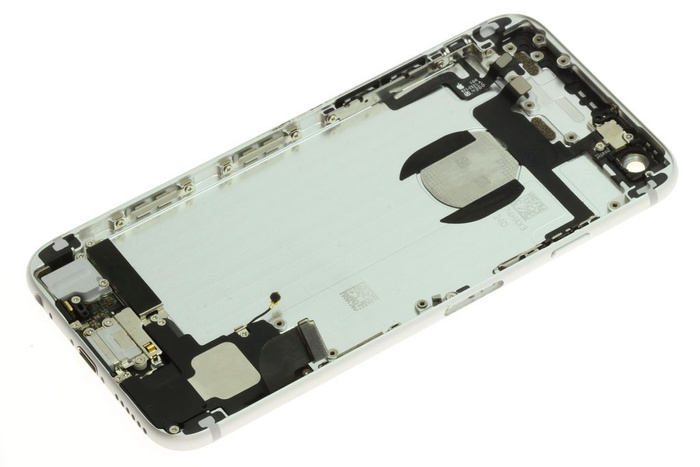 Originální pouzdro s klopou APPLE iPhone 6 Socket A1586 Silver NEW