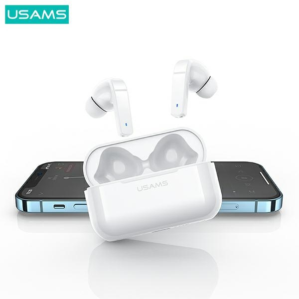 USAMS  Bluetooth 5.0 TWS LY series ANC inalámbrico blanco/blanco BHULY06