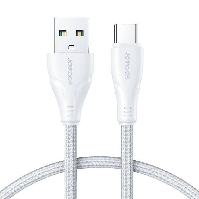 Joyroom USB cable - USB C 3A Surpass Series for fast charging and data transfer 1.2 m white (S-UC027A11)