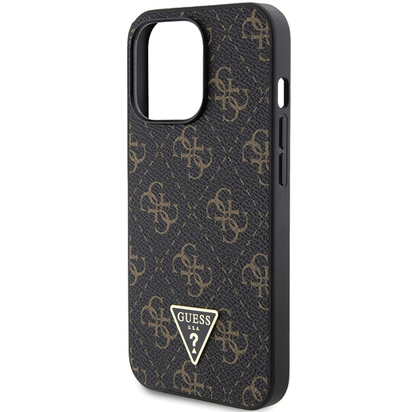Etui Guess GUHCP13LPG4GPK iPhone 13 Pro / 13 6.1" czarny/black hardcase 4G Triangle Metal Logo Case
