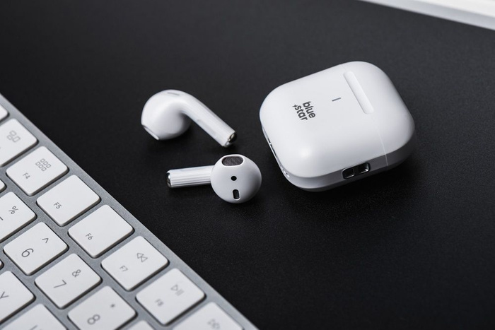 Słuchawki bezprzewodowe douszne Blue Star Nova Fi5 TWS białe 