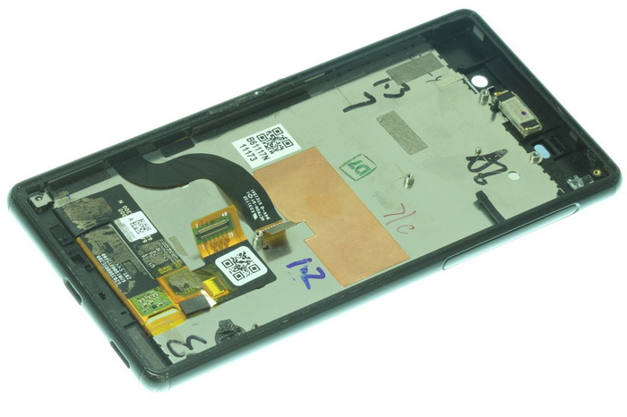 SONY Xperia M5 Black LCD dotykový displej třídy A