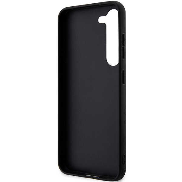 Coque Ferrari FEHCS23MPBAK S23 Plus S916 noir/noir durcase Lignes de marquage à chaud