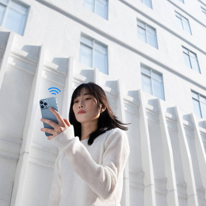 Baseus T2 Pro Smart GPS Locator für Baby-Geldbörsenschlüssel Weiß (FMTP000002)