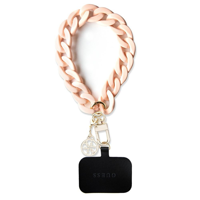 Guess GUOUCBMC4MP Universal Big Hand Strap rose/pink Acrylic 4G Charm