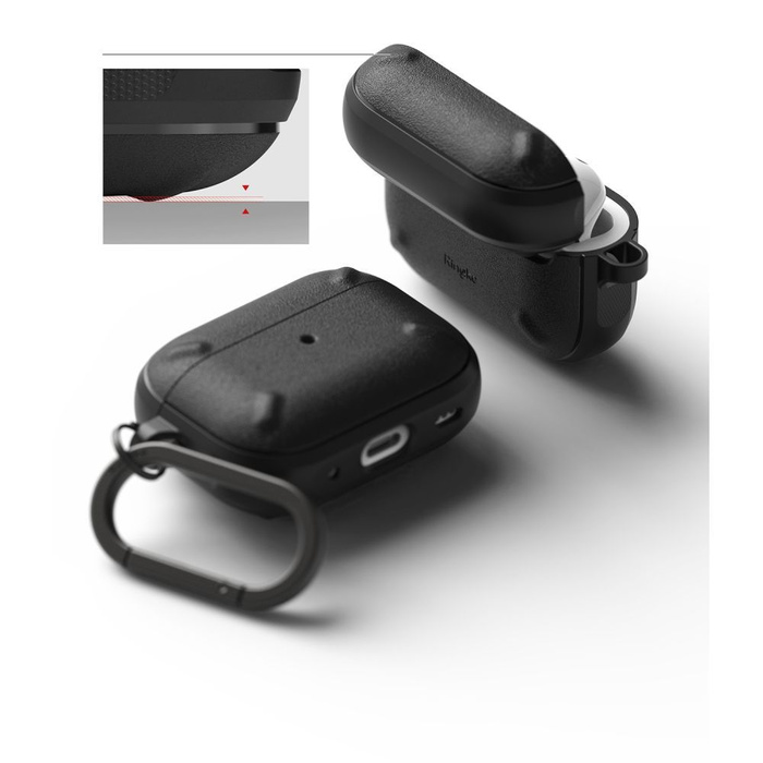 Hülle Ringke ONYX Apple AIRPODS PRO 1 / 2 SCHWARZ