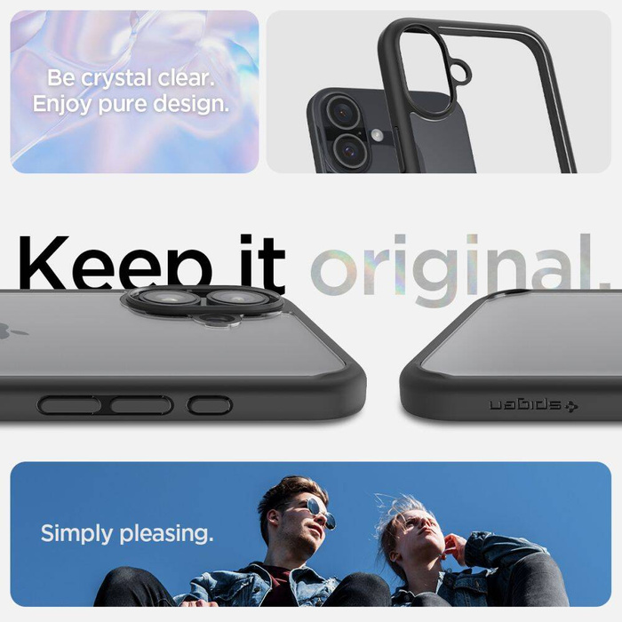 Spigen Ultra Hybrid IPhone MATTE 16 NERO