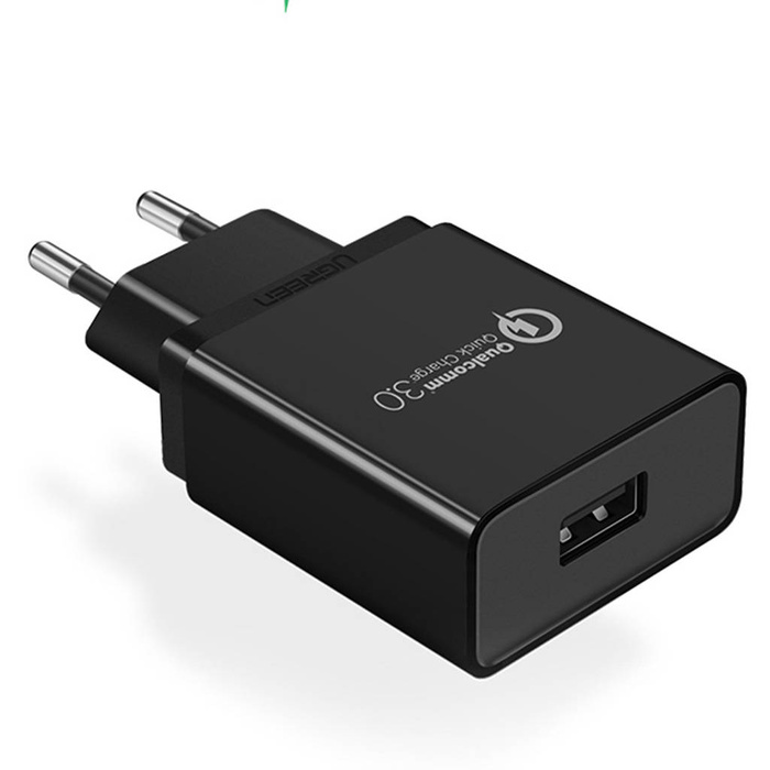 Ugreen USB-A QC3.0 18W Ladegerät Schwarz (CD122)