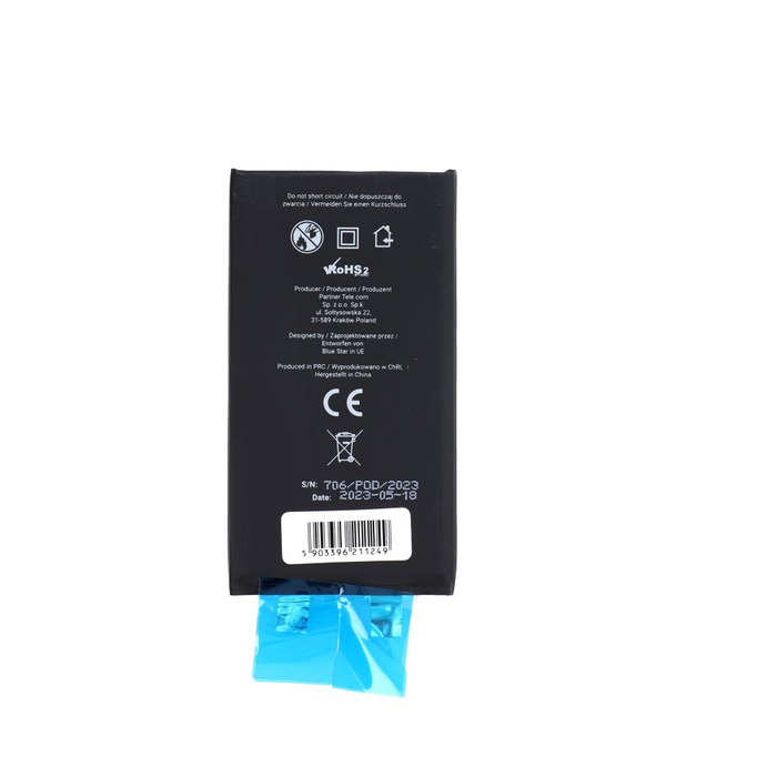 Bateria bez BMS do iPhone 12 / 12 Pro 2815 mAh Blue Star HQ