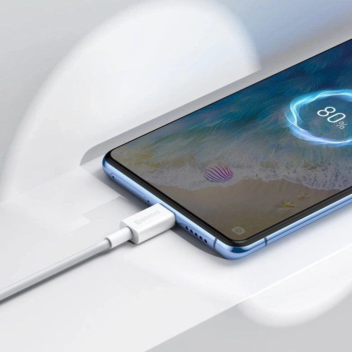 Baseus Superior USB-A / Micro-USB 2A-Kabel 1 m – weiß