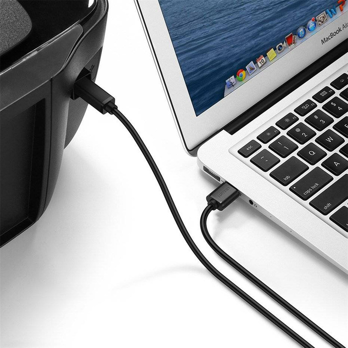 Cavo Ugreen Cavo USB - USB tipo B (cavo stampante) 3 m nero (10351)