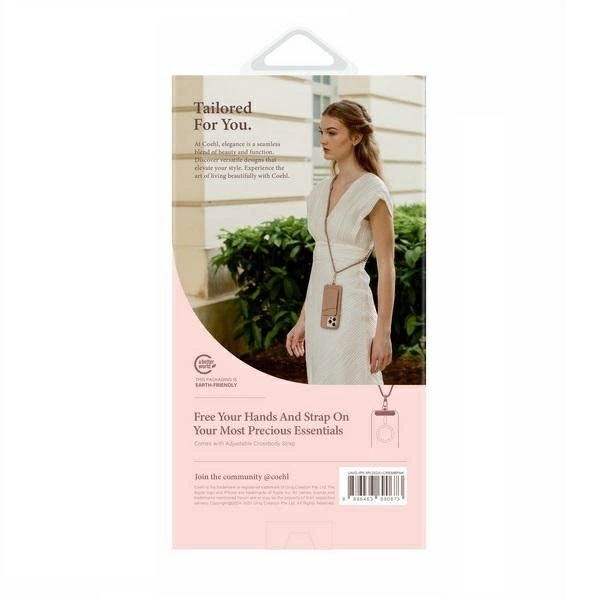 Etui UNIQ Coehl Creme iPhone 16 Pro Max 6.9" Magnetic Charging różowy/ballet pink