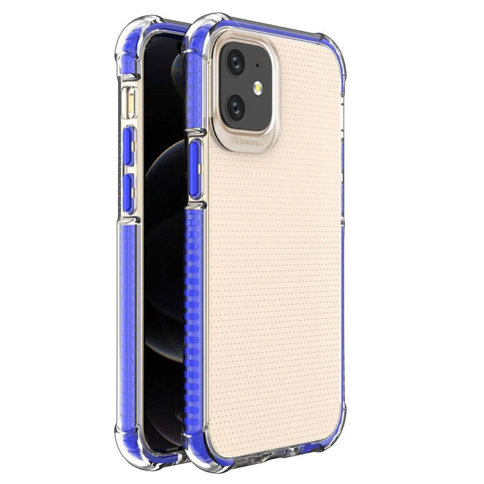 Spring Case Silikon Gel robust Handyhülle Schutzhülle für iPhone 12 mini blau