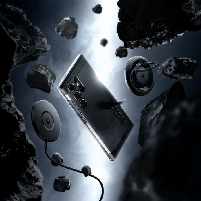 Hülle Spigen Tough Armor MagSafe Samsung Galaxy S24 Ultra Schwarz Case