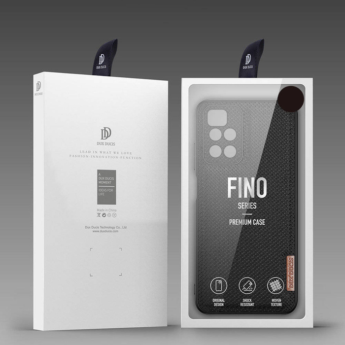 Dux Ducis Fino case cover covered with nylon material Xiaomi Redmi 10 green