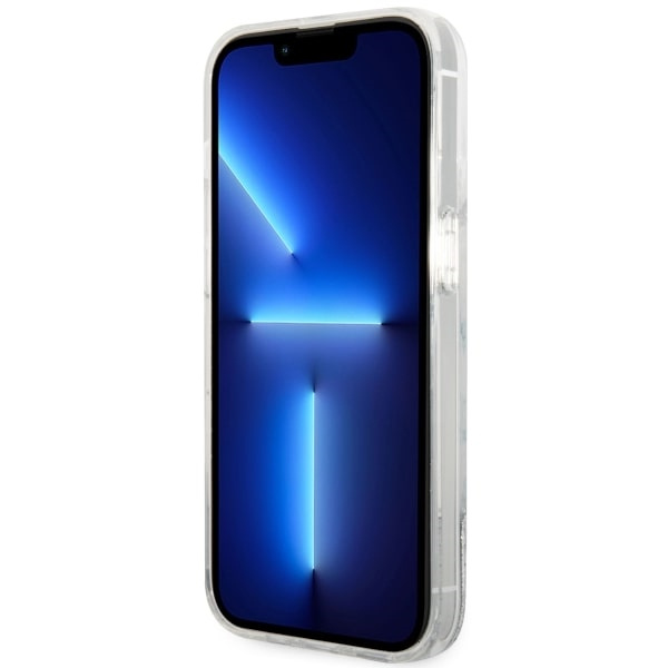 Hülle Guess GUHCP14LLCSGSGH iPhone 14 Pro 6.1" weiß/weiß hartcase Liquid Glitter Marmor Case