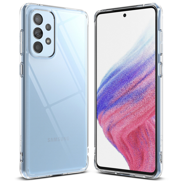 Ringke Fusion tpu case with frame for Samsung galaxy a73 transparent