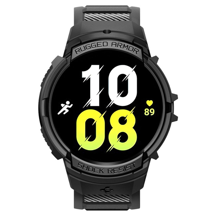 Hülle Spigen Rugged Armor "pro" Galaxy Watch 6 (40 MM) MATTE Schwarz Case
