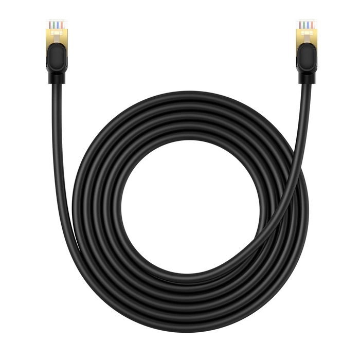 Baseus High Speed ​​​​Cat 8 40 Gb/s Ethernet kabel 3 m - černý